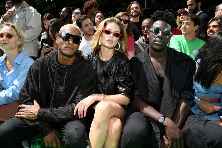 Louis Vuitton: Front Row - Paris Fashion Week - Menswear Spring/Summer 2019