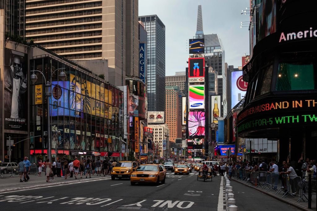 Illuminated advertising, Times Square, Midtown Manhattan, New York, USA