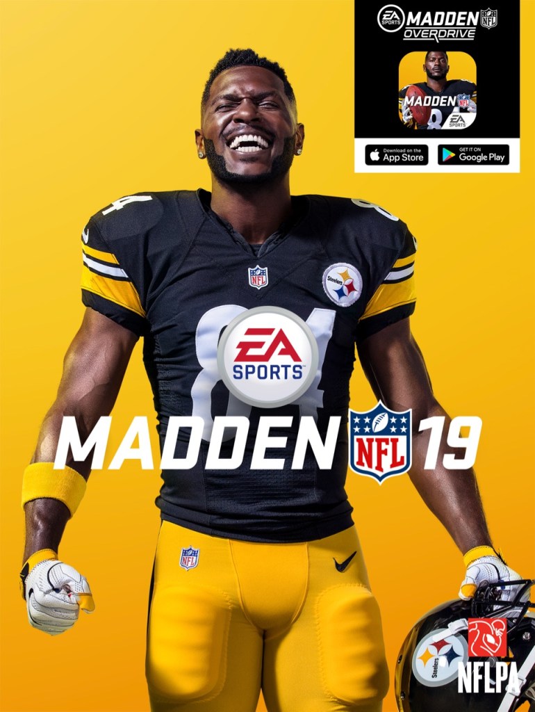 Receiver Antonio Brown Covers ‘Madden NFL 19’ Cover Cassius born unapologetic News, Style
