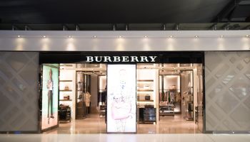 British luxury fashion brand Burberry store seen in Bangkok...