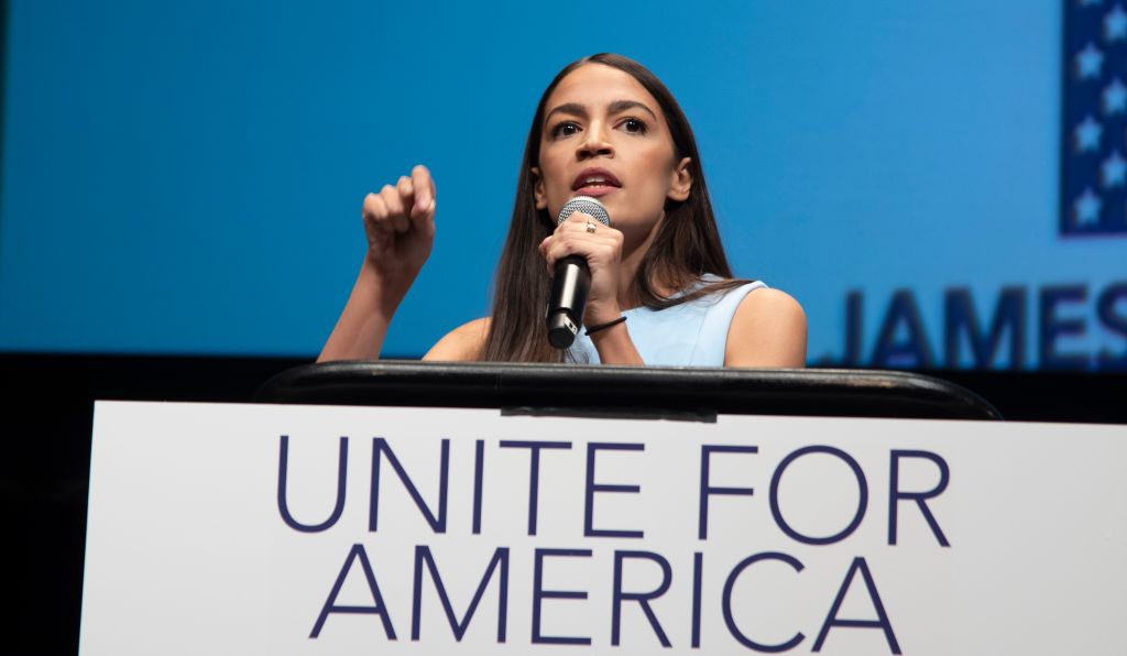 Alexandria Ocasio-Cortez, Senator Bernie Sanders, James Thompson