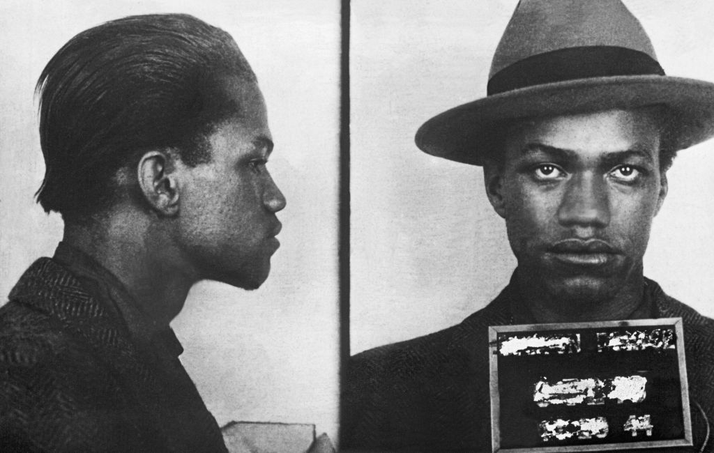 1944 Police Mugshot Of Malcolm X