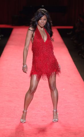 Olympus Fashion Week Fall 2006 - 'Heart Truth Red Dress' - Runway