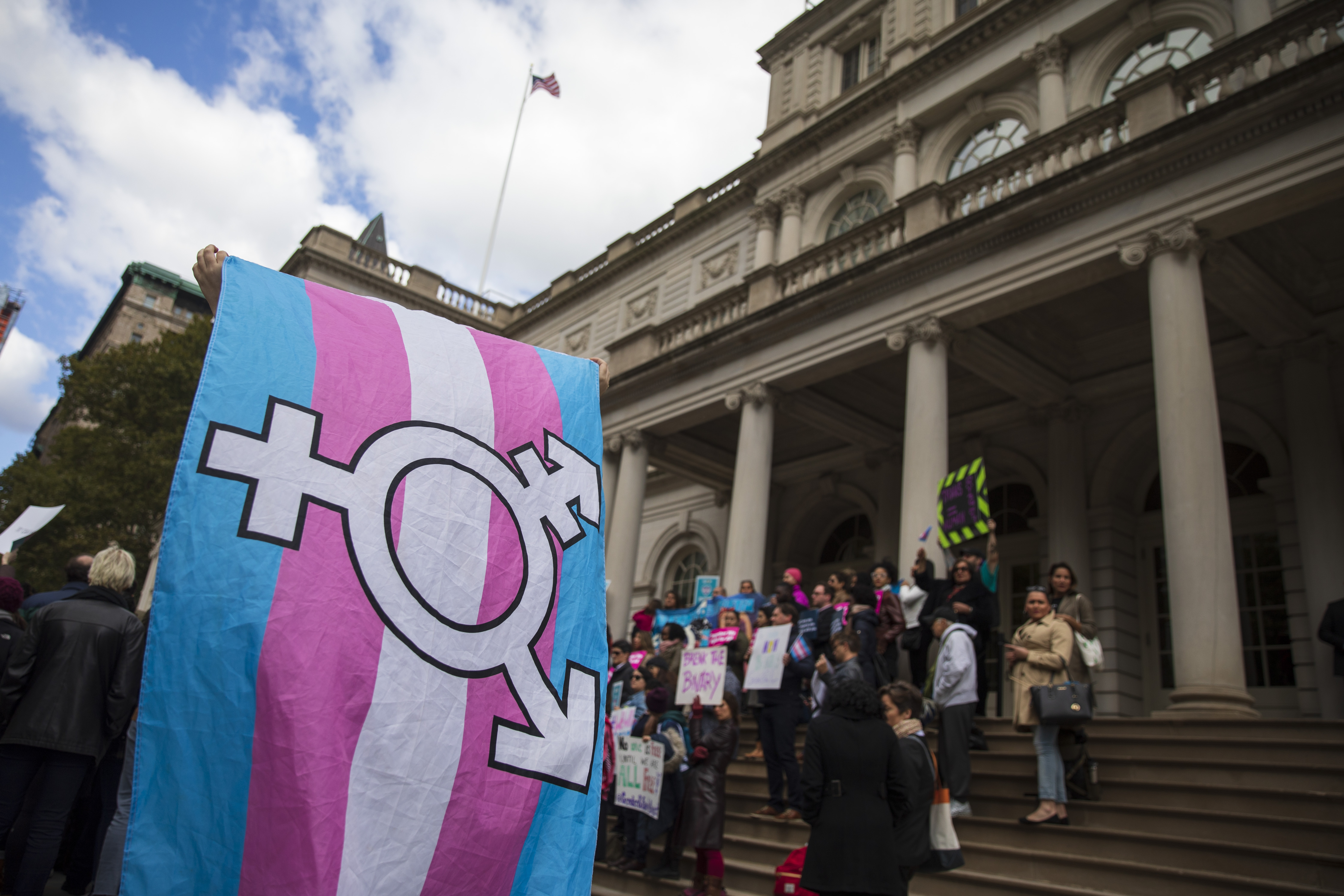 Rally Held In Support Of Transgender Community