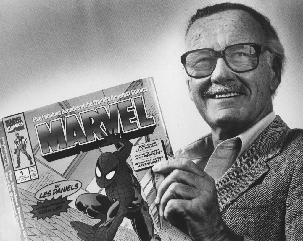 Marvel comics publisher and spider-man creator Stan Lee.