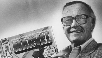 Marvel comics publisher and spider-man creator Stan Lee.