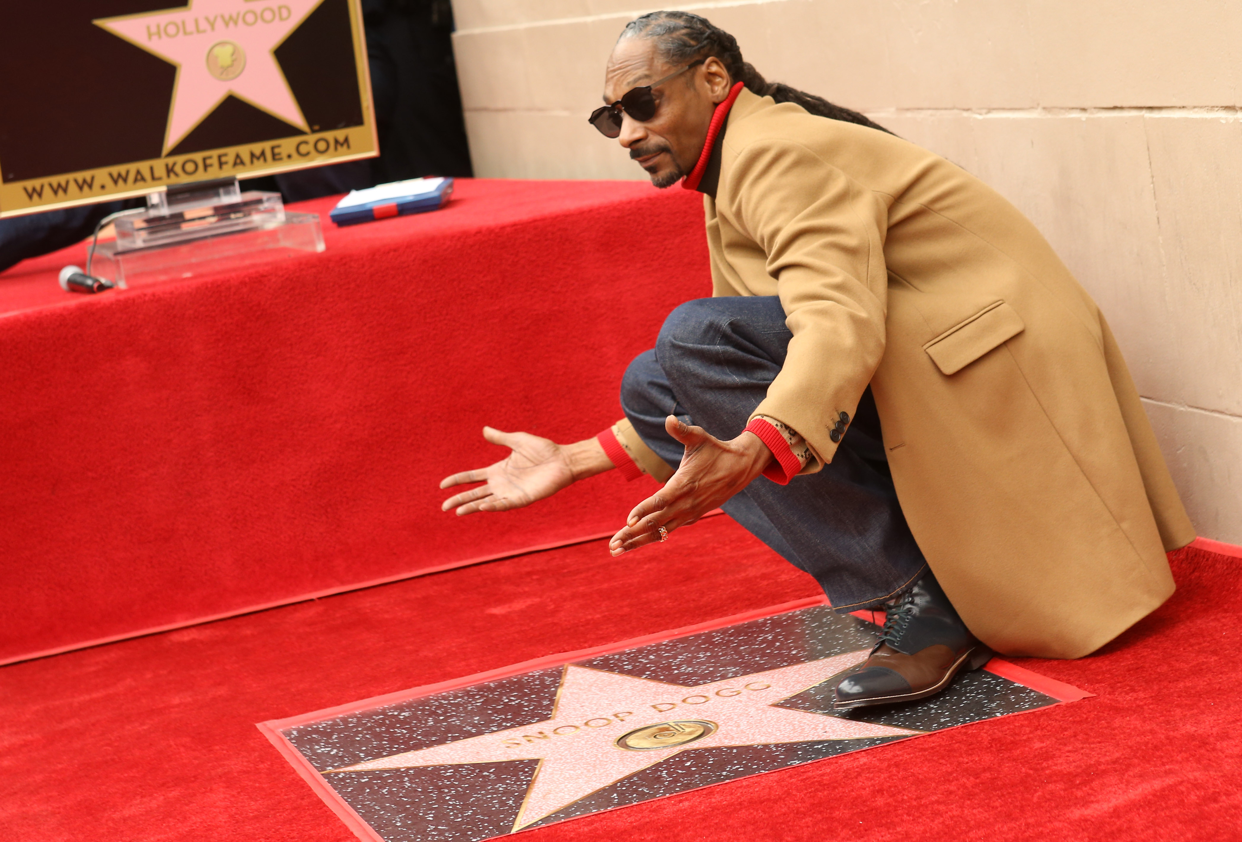 Snoop Dogg Honored With Star On The Hollywood Walk Of Fame