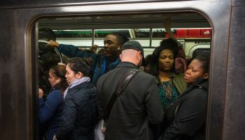 Riders On The New York City Subway