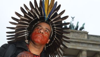 Indigenous People Protest Ahead Of Climate Summit