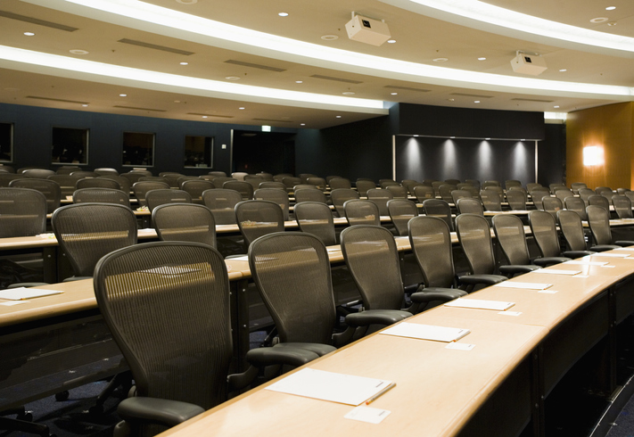Empty business auditorium
