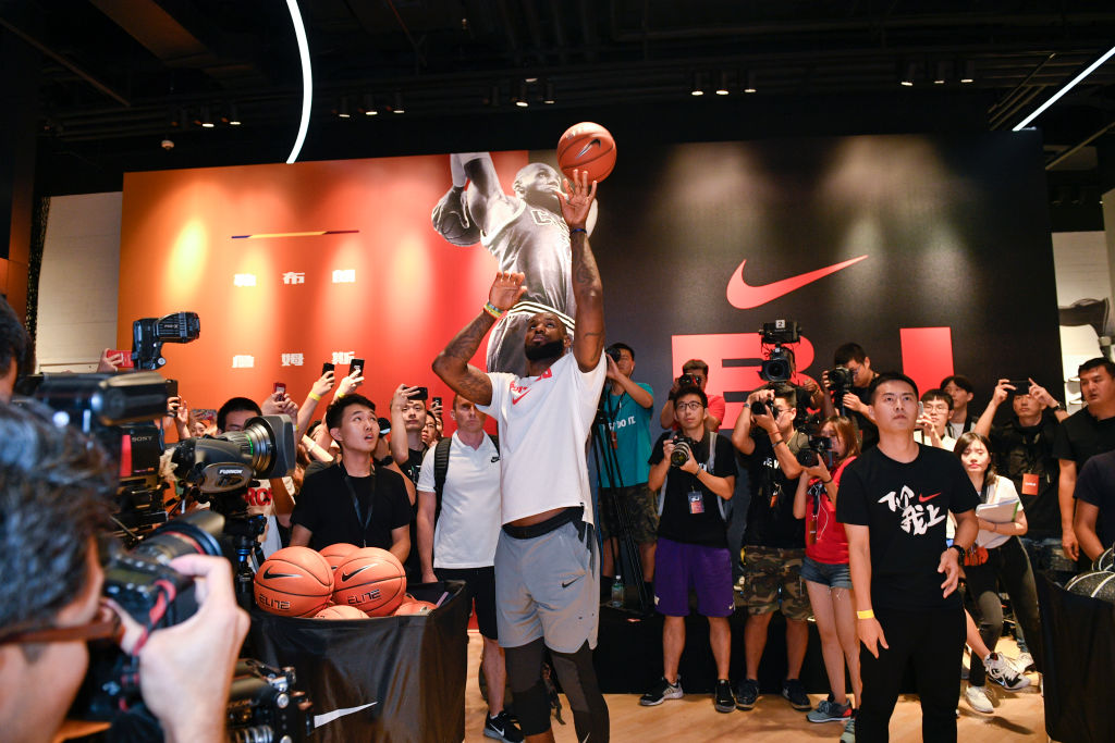 LeBron James Visits Beijing