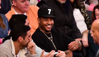 Celebrities Attend Miami Heat v New York Knicks