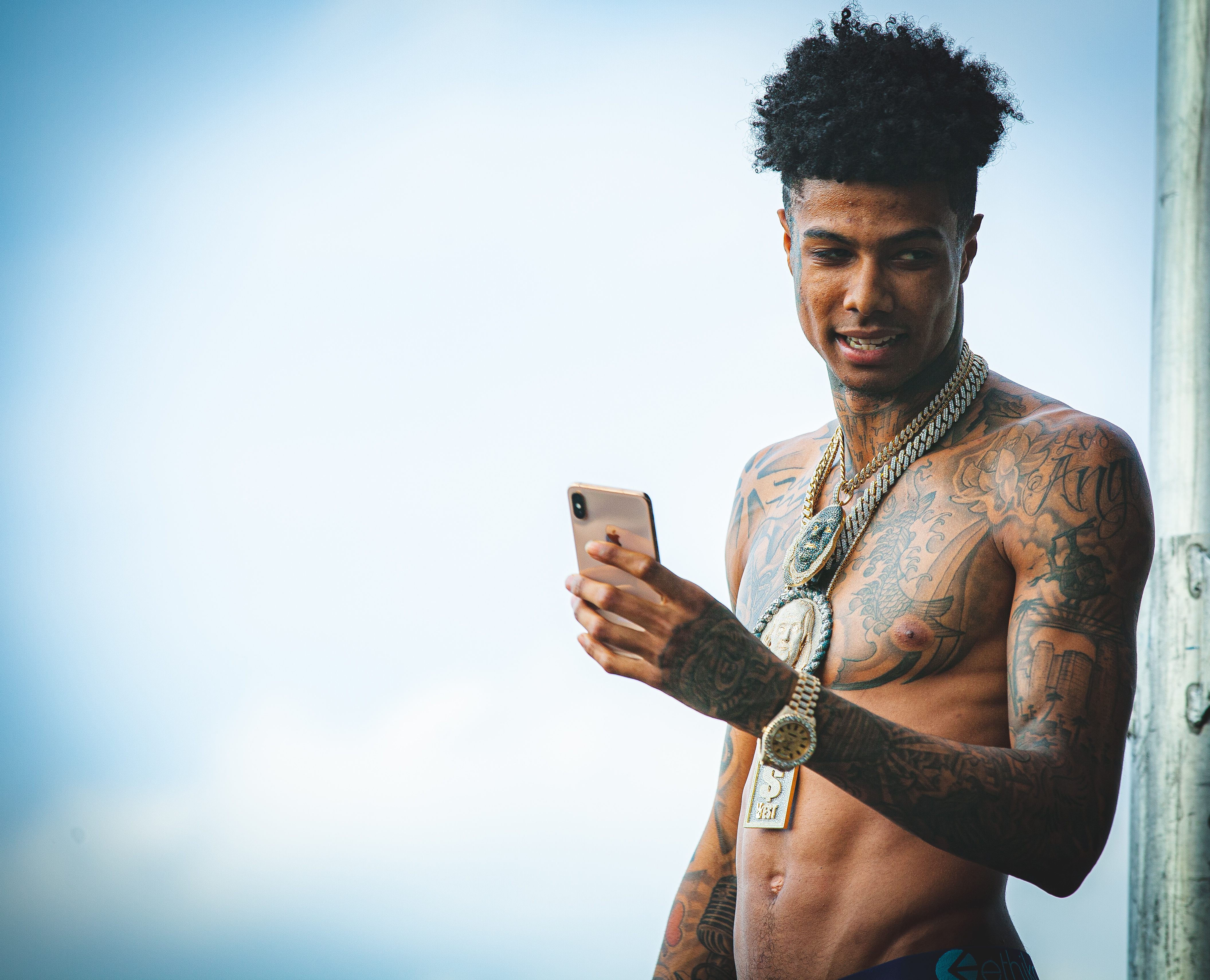 Blueface Kicks Mother & Sister Out of Los Angeles Home