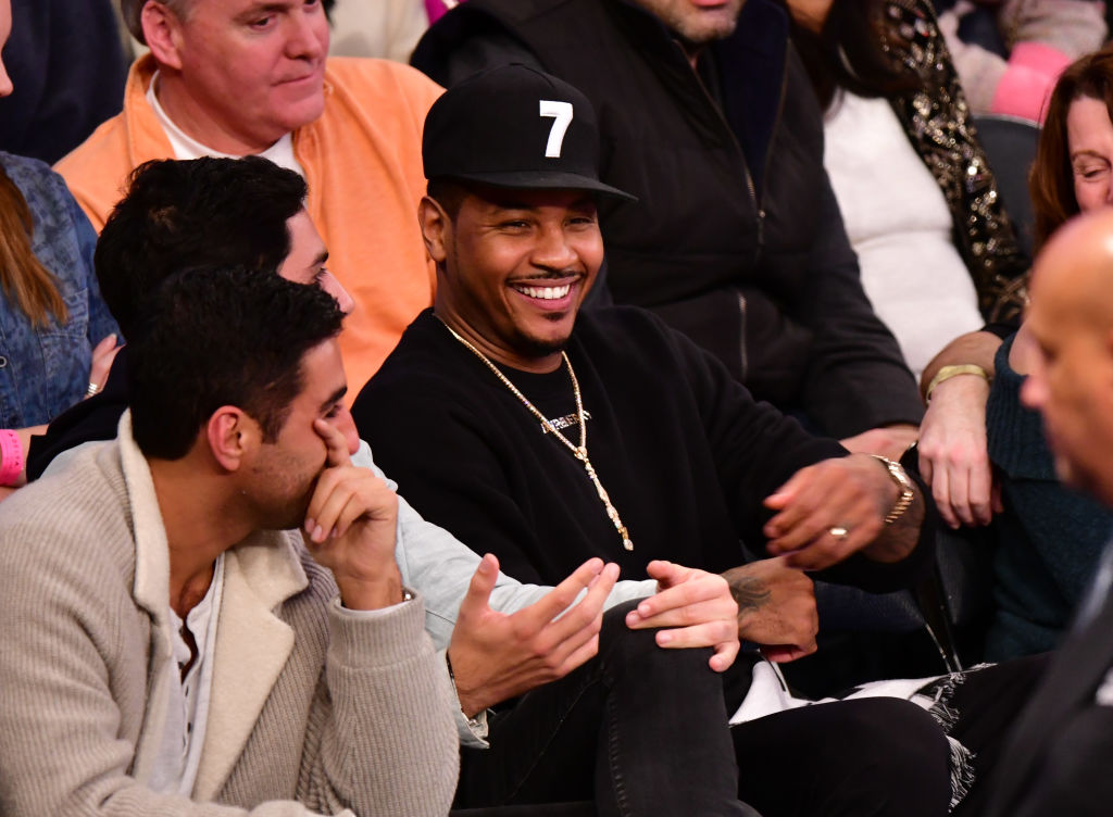 Celebrities Attend Miami Heat v New York Knicks