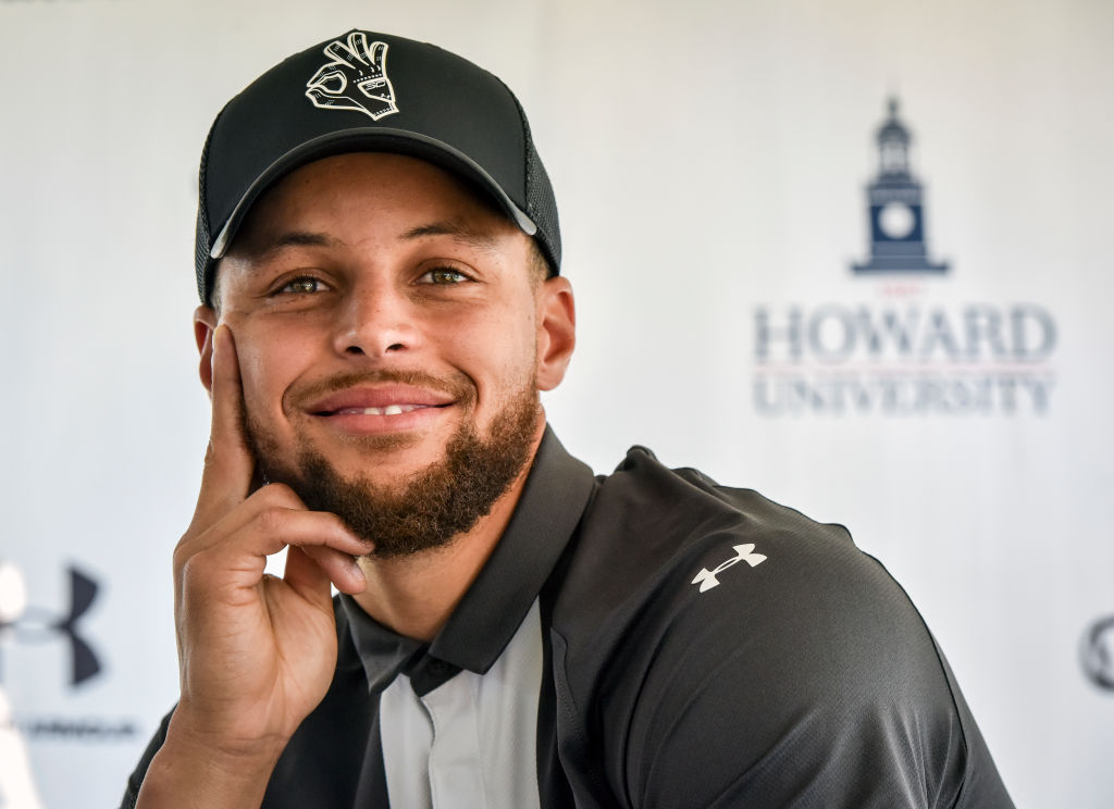 NBA superstar Stephen Curry launches Howard University golf program, on August 19 in Washington, DC.