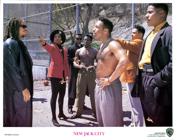 Ice-T And Wesley Snipes In 'New Jack City'