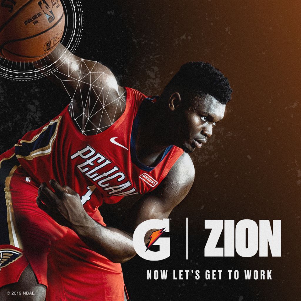 Zion Williamson x Gatorade