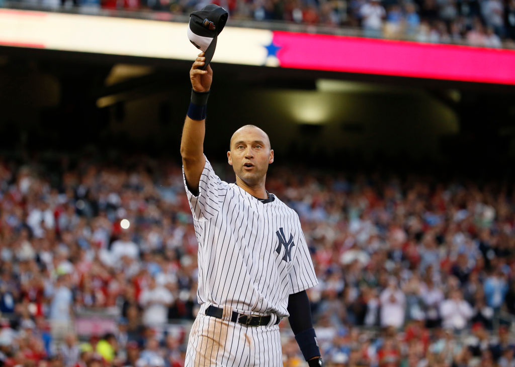 Derek Jeter takes his final bow at the All Star Game at Target Field July 15, 2014 in Minneapolis, MN. ] Jerry Holt Jerry.holt@startribune.com