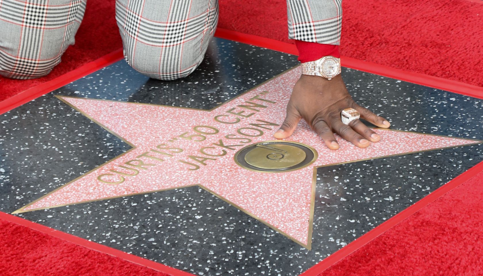 Curtis "50 Cent" Jackson Is Honored With A Star On The Hollywood Walk Of Fame
