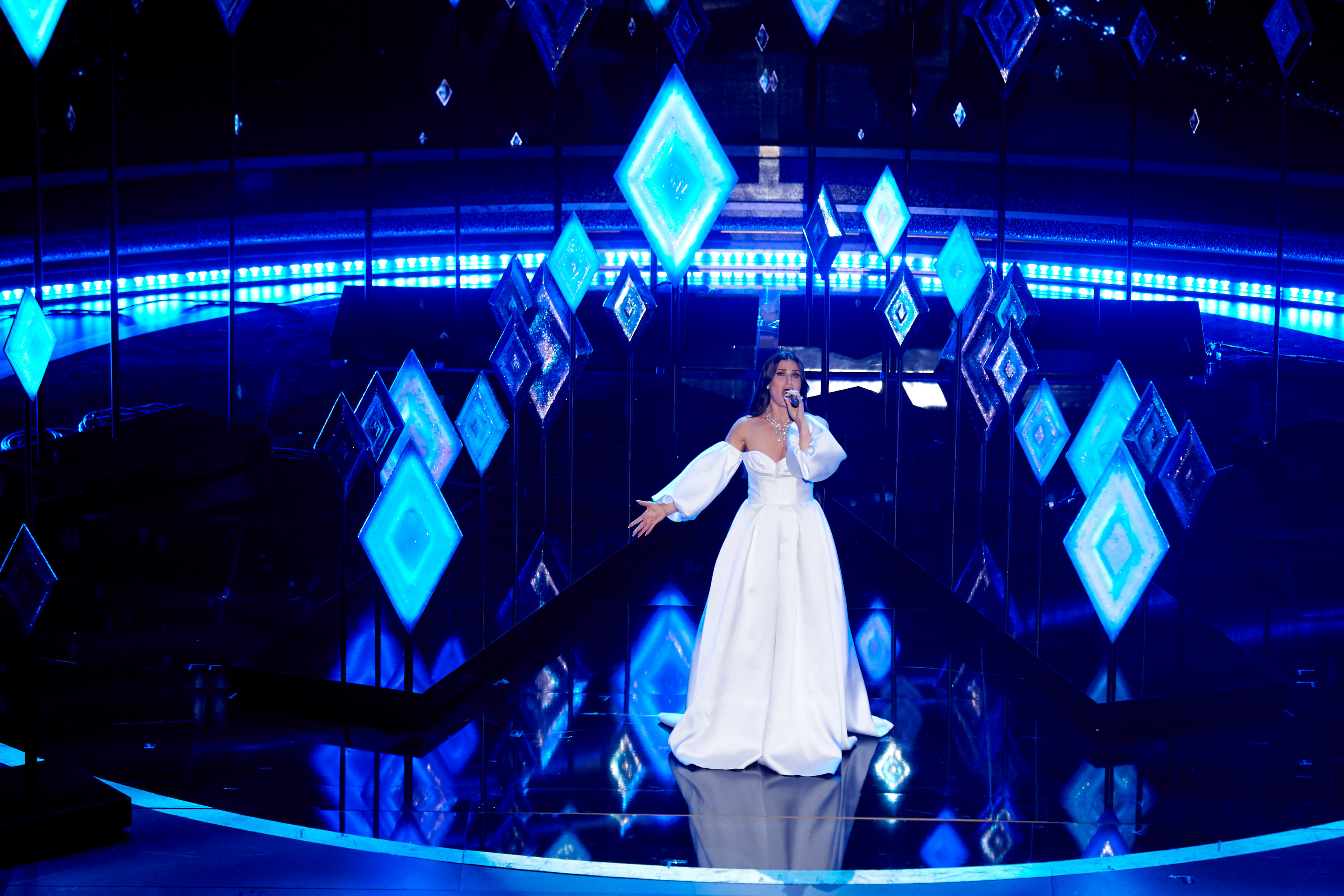 Idina Menzel performs during the live ABC telecast of the 92nd Oscars® at the Dolby® Theatre i...