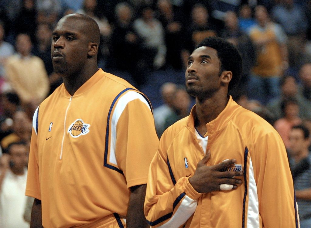 Ballislife - Remember when Shaq wore Kobe's jersey before