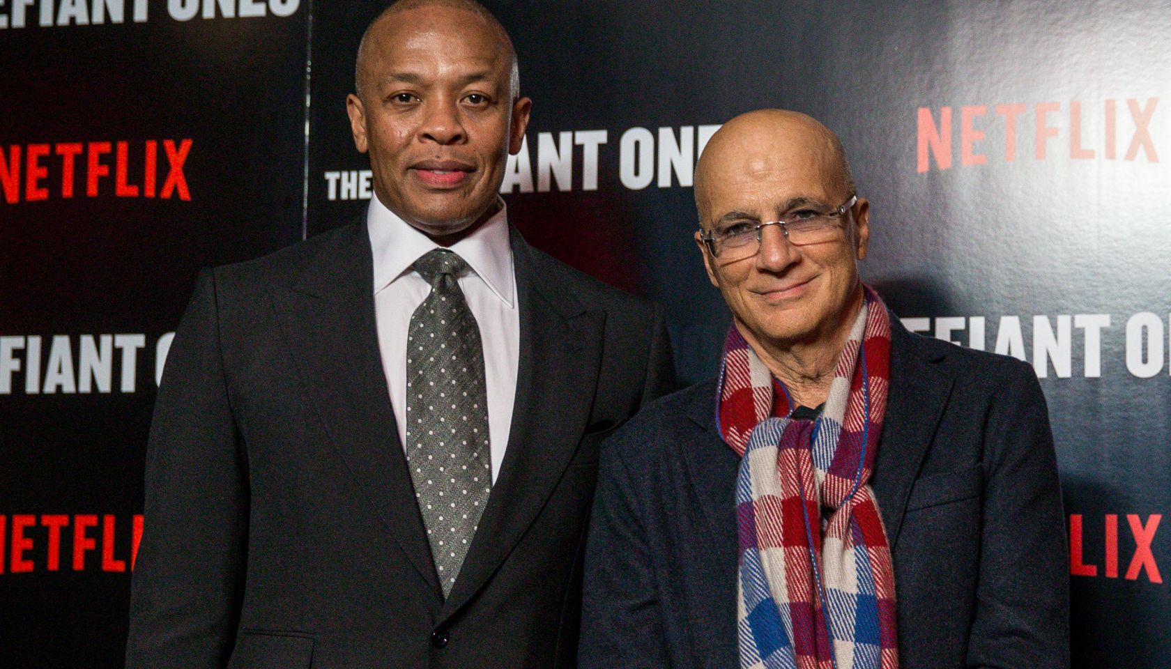 Dr. Dre attends the European premiere of The Defiant Ones