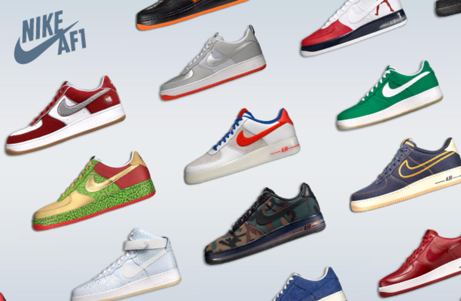 nike air force 1 collection