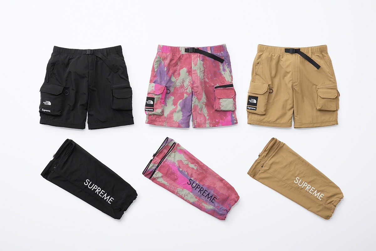 pink supreme shorts