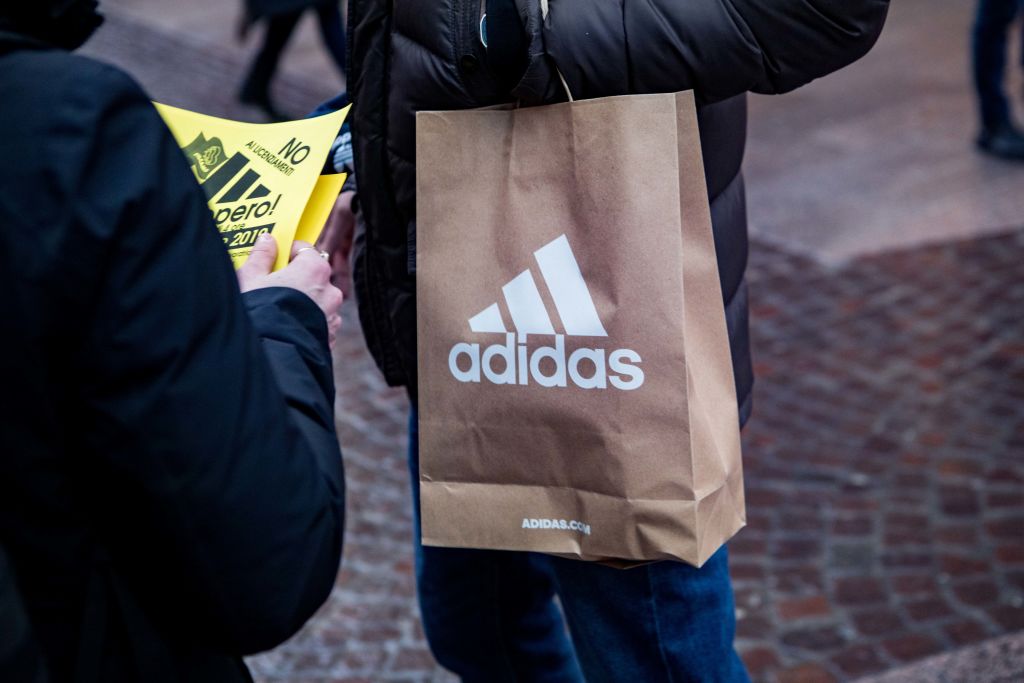 Adidas Employees Protest In Milan