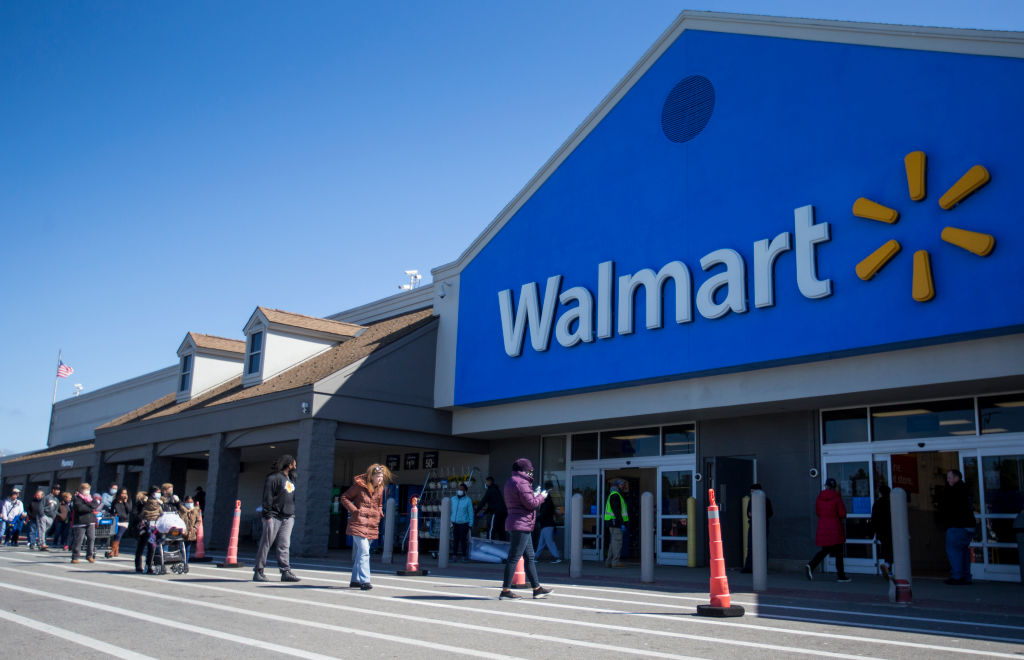 Social Distancing at Walmart