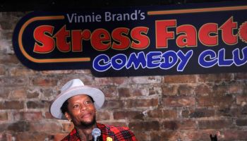 D.L. Hughley Performs At Stress Factory Comedy Club