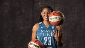 Forward Maya Moore during Minnesota Lynx media day at Mayo Clinic Square Monday May 1, 2017 in Minneapolis, MN.] JERRY HOLT ‚Ä¢ jerry.holt@startribune.com