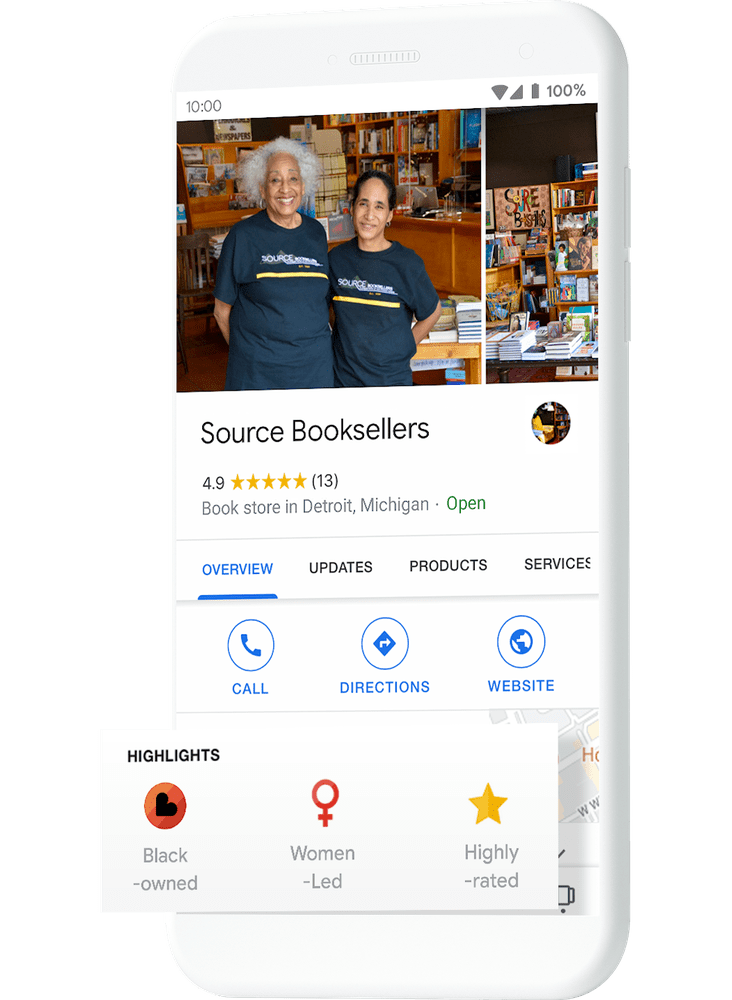 Google's Black Owned Businesses