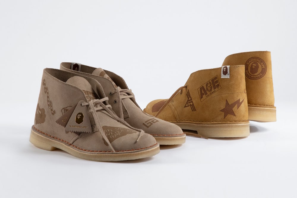 BAPE x Clarks