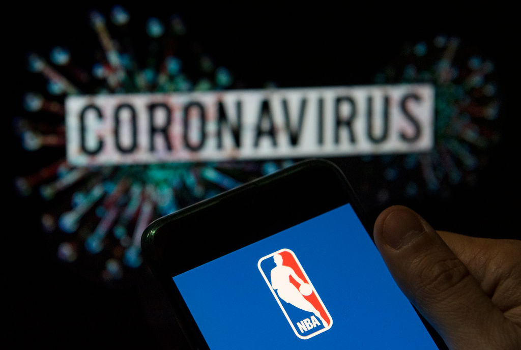 In this photo illustration the American National Basketball...