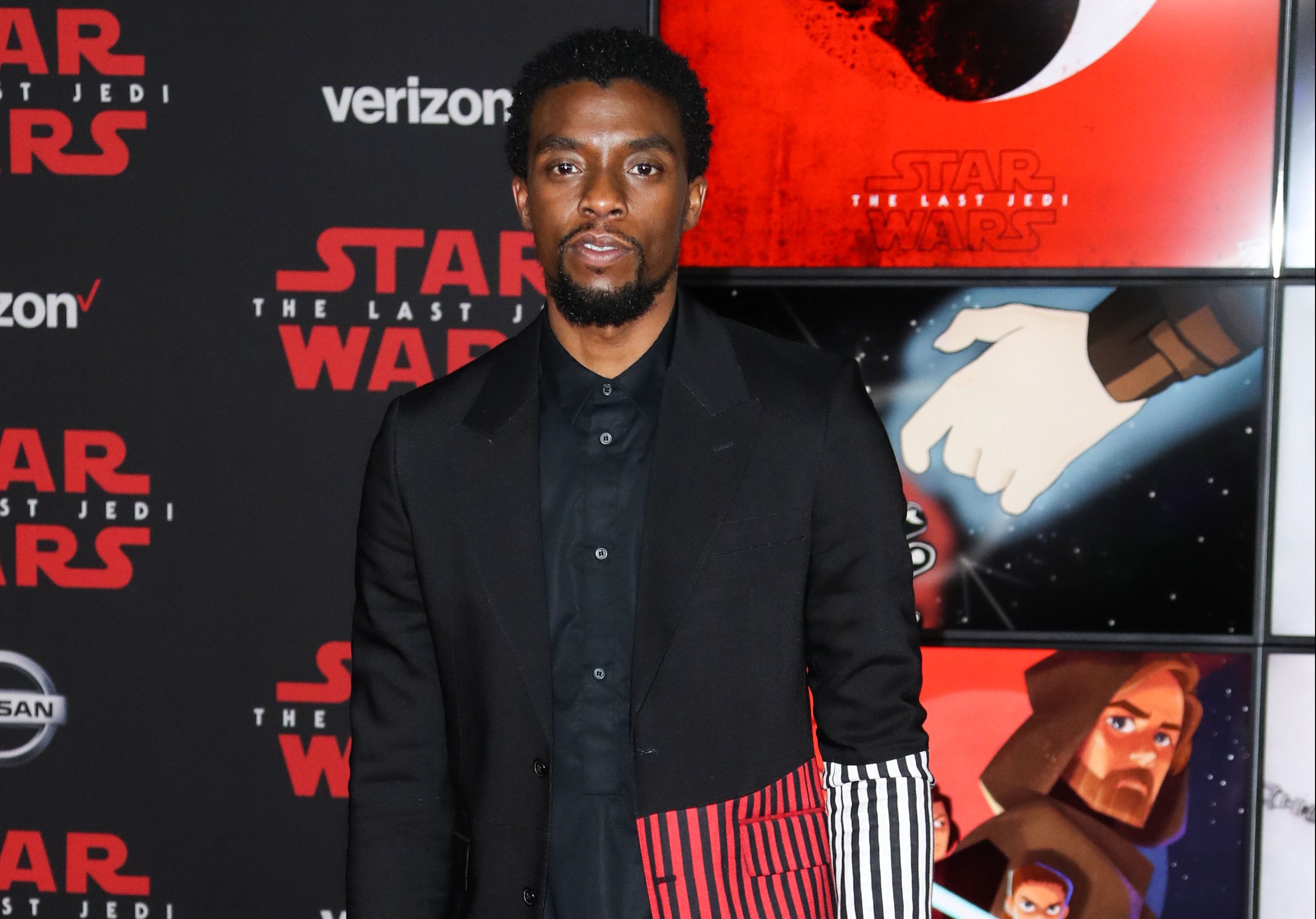 (FILE) Chadwick Boseman Dead at 43 After Battle With Colon Cancer. LOS ANGELES, CALIFORNIA, USA - DE...