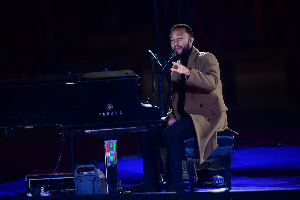 John Legend Calls Out Trump Supporting Rappers At Philly Joe Biden Rally