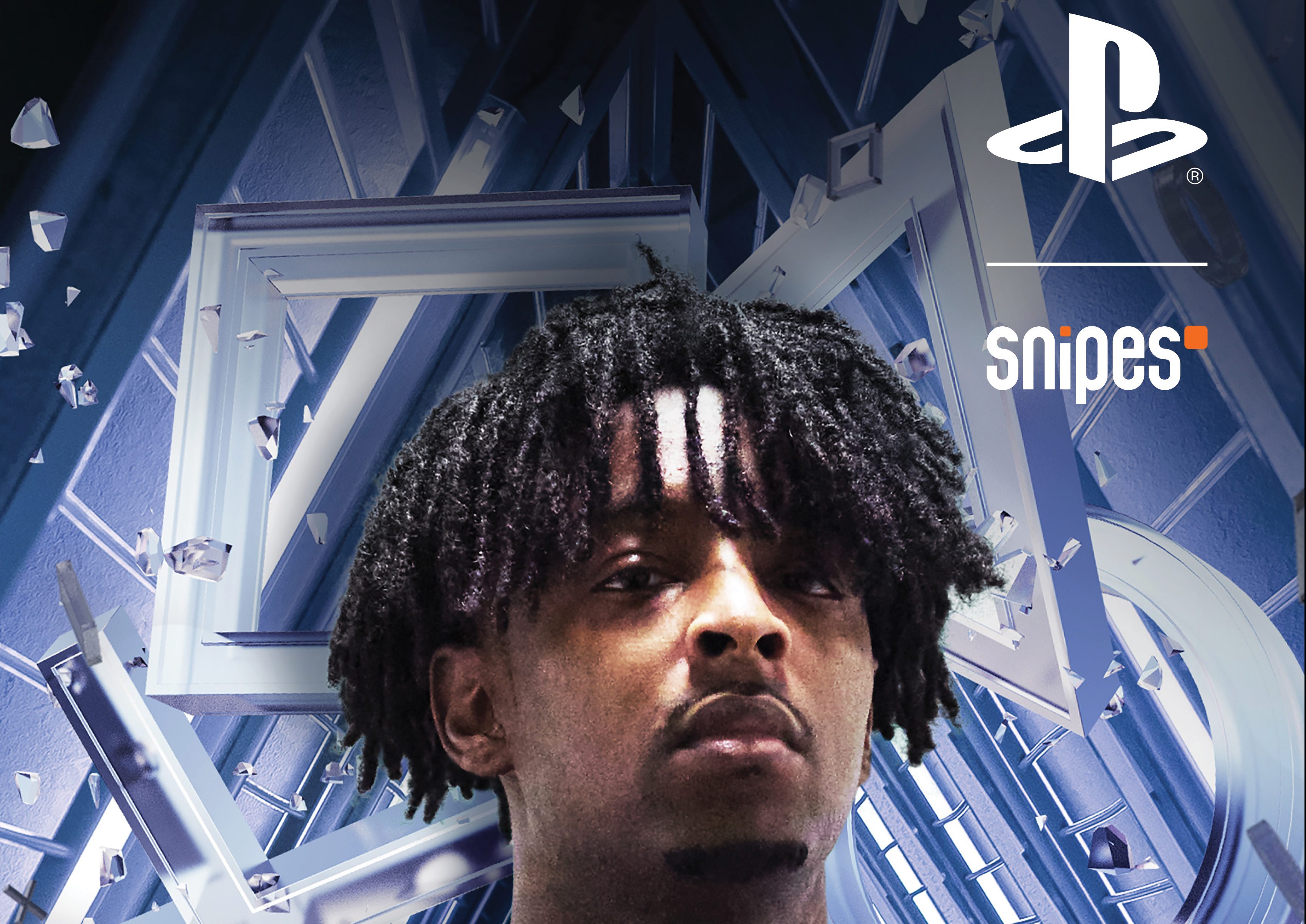 SNIPES Unveils New PlayStation Collaboration Featruing 21 Savage 
