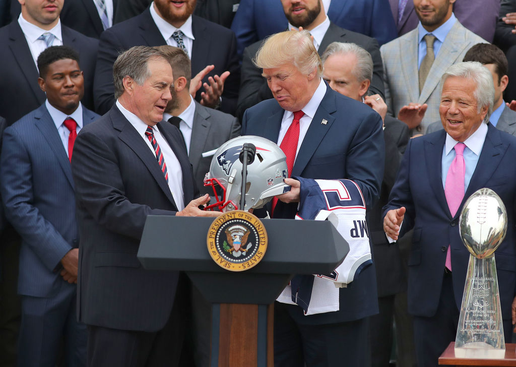 New England Pats Coach Belichick Turns Down Medal of Freedom From Trump
