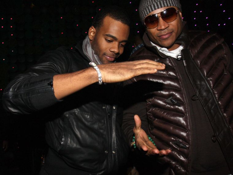 Dapping up singer Mario at the 2008 Diamonds Give Greenhouse New York Fundraising Event.