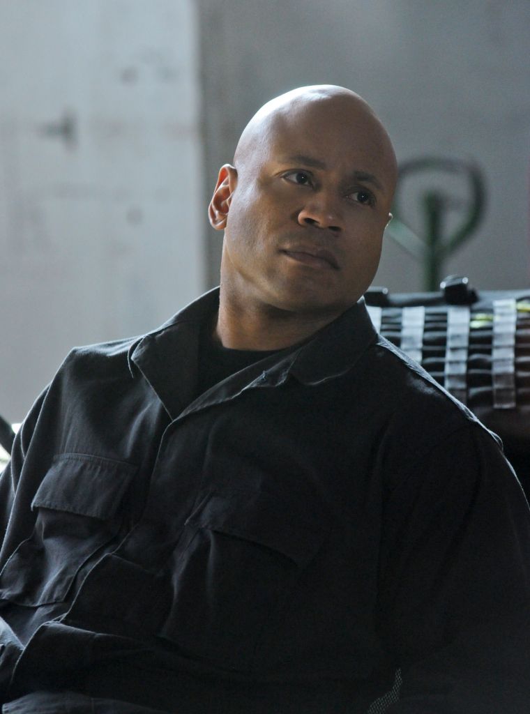 Getting into character for 'NCIS: Los Angeles.'