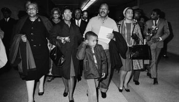 Martin Luther King W/Family