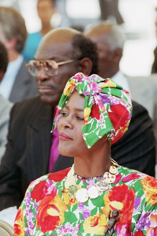 Cicely Tyson at a Nelson Mandela Benefit