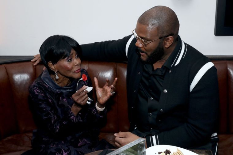 Cicely and Tyler Perry attend the Netflix premiere of 'A Fall From Grace.' May she rest in peace.