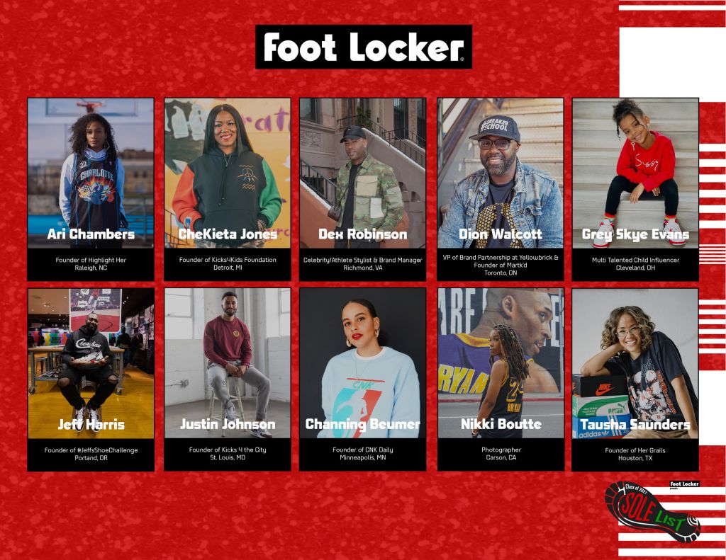 Foot Locker ‘The Sole List’ Class of ’21