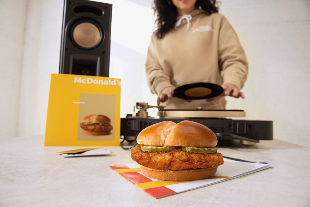 McDonald's Crispy Chicken Sandwich Drop