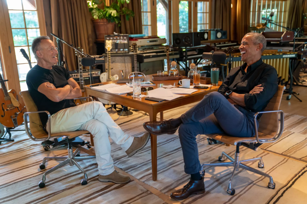 Barack Obama & Bruce Springsteen Spotify Podcast