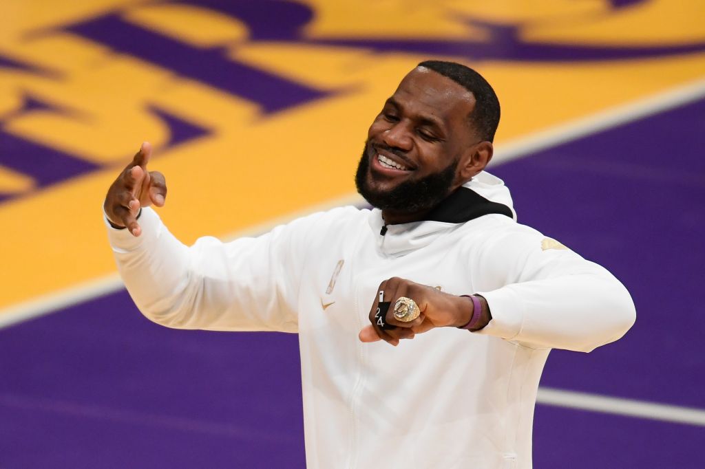 LeBron James Ring Ceremony