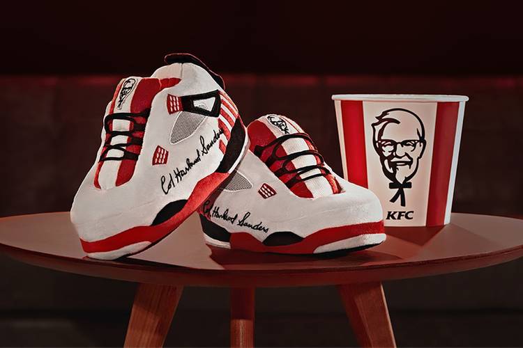 KFC’s New Air Jordan 4-Inspired Slippers Will Keep You Cozy While Enjoying Chicken & The Game