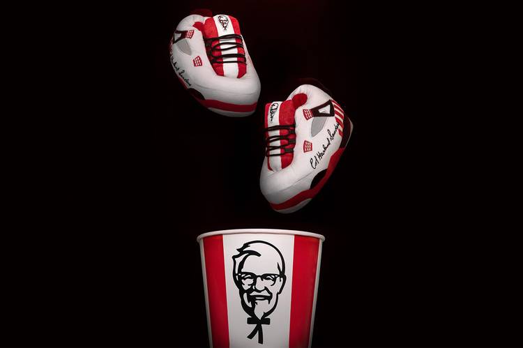 KFC Dropping A Pair of Basketball-Inspired Slippers To Keep You Cozy